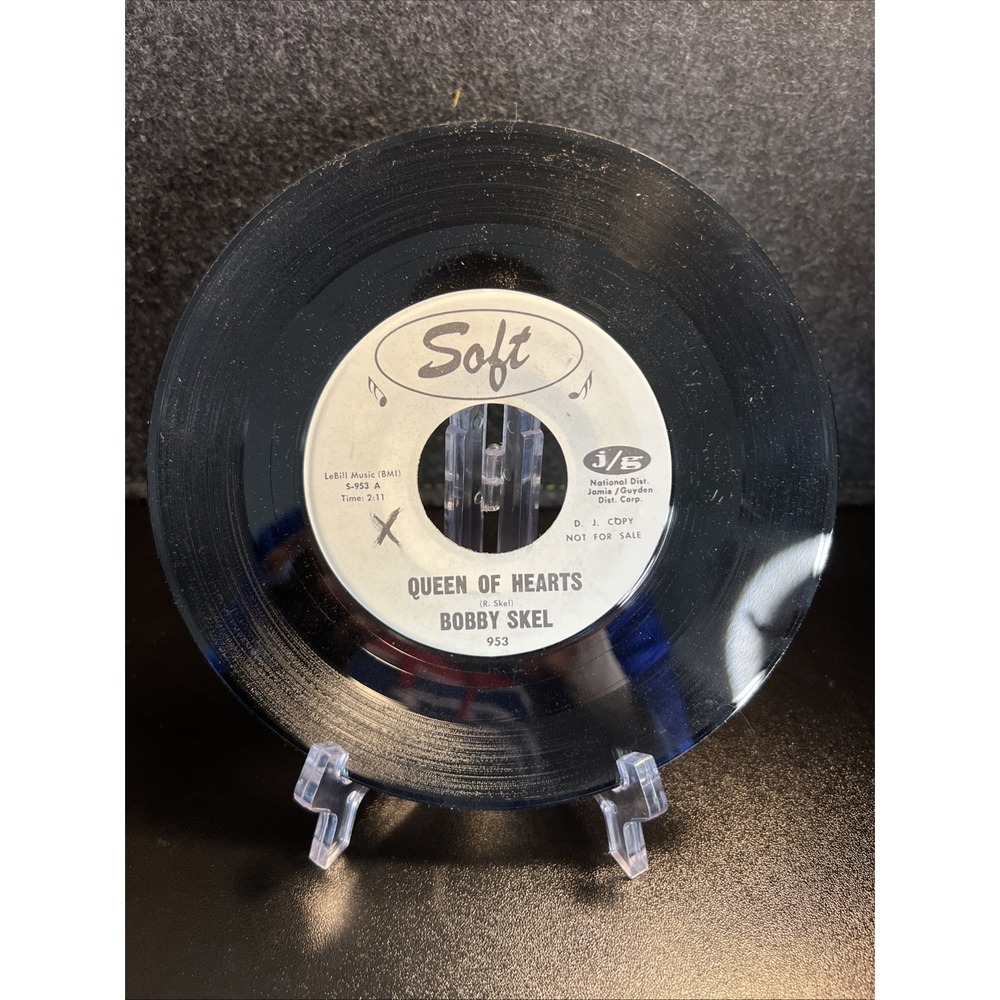 BOBBY SKEL Queen Of Hearts/There She Goes (1965) Promotional 45 RPM